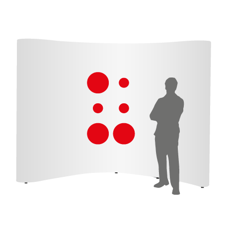 gebogen