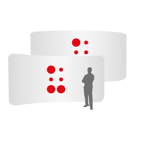 gebogen