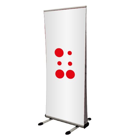 Roll-Up Outdoor | B 85 cm x H 200 cm | beidseitig bedruckt