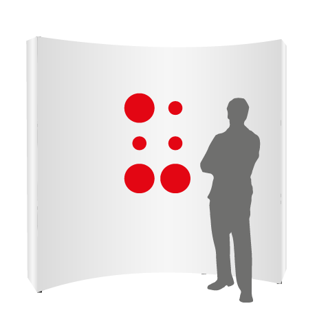 gebogen