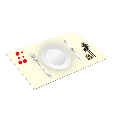 Tischsets aus Zuckerrohrpapier | DIN A3 | einseitig bedruckt
