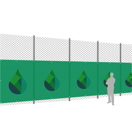 Tennisblende Klassiker | 12 x 2 Meter | bedruckt