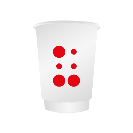 Pappbecher BIO | 400 ml doppelwandig | rundum bedruckt