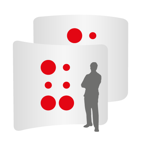 Textilwand ALU