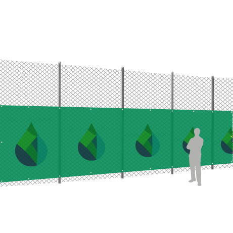 Tennisblende Klassiker | 18 x 2 Meter | bedruckt